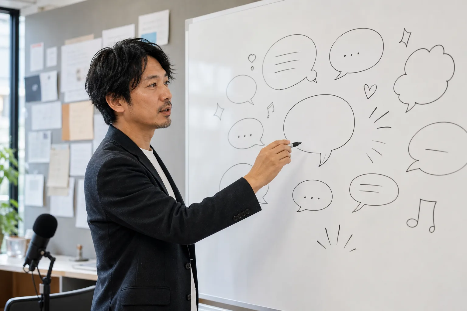 業種別プロンプトテンプレートを使ってAIに具体的な接客指示を与えるイメージ