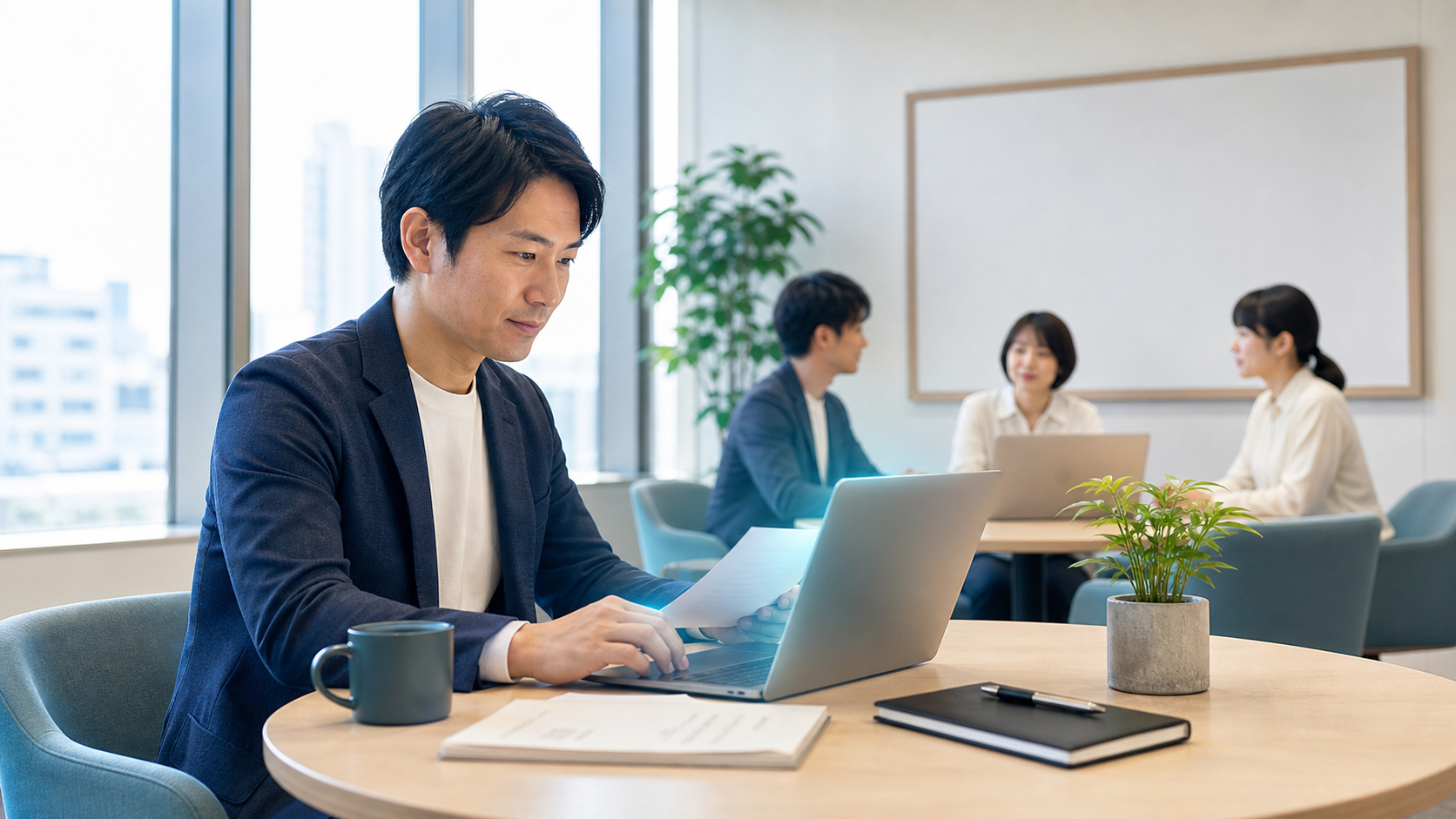 求人情報を整理して採用問い合わせへの回答範囲を確認するイメージ